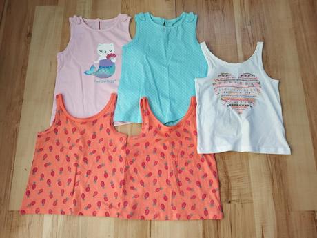 Dievčenské letné bavlnené tielka veľ. 92, palomino,92