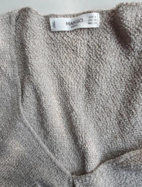 Mango volny oversize sveter s v, mango,l