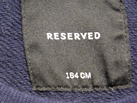 Tmavomodrá mikina, reserved,164