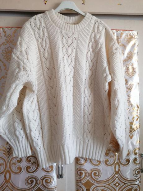 Pletený pulover, xl