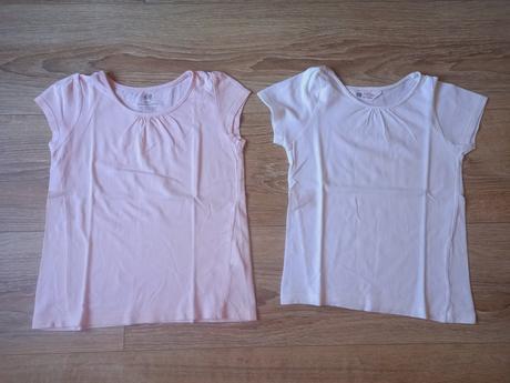 Tričká (biele predané), h&m,110