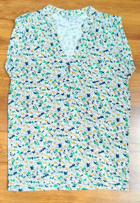 Blúzka/tričko margarétky, l