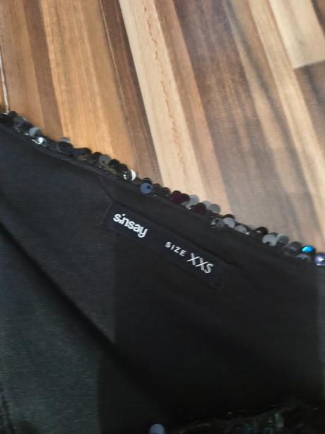 Flitrovaný elegantný yop, sinsay,xs