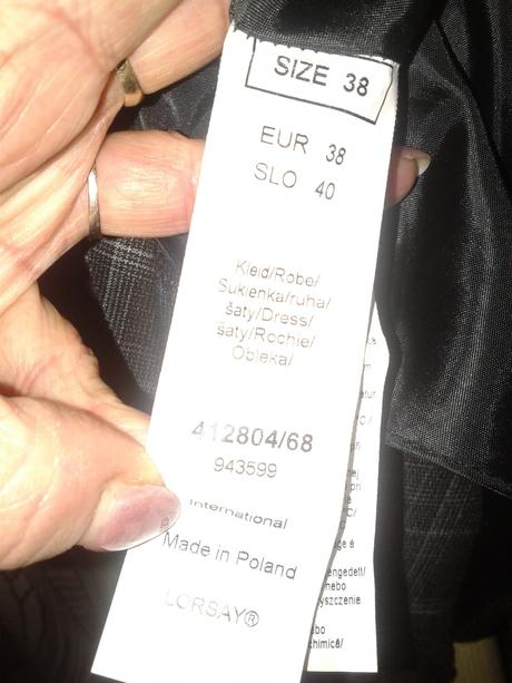 Kárované korzetové šaty orsay veľ. 38, orsay,38