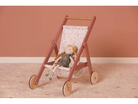 Little dutch kočiarik pre bábiky kvety a motýle,