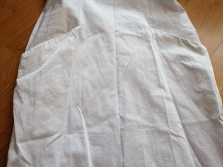 Biele šaty, orsay,40