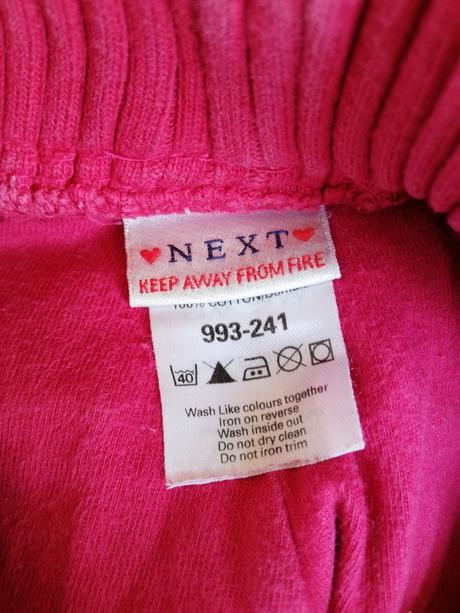 Hrubšie nohavičky, next,80