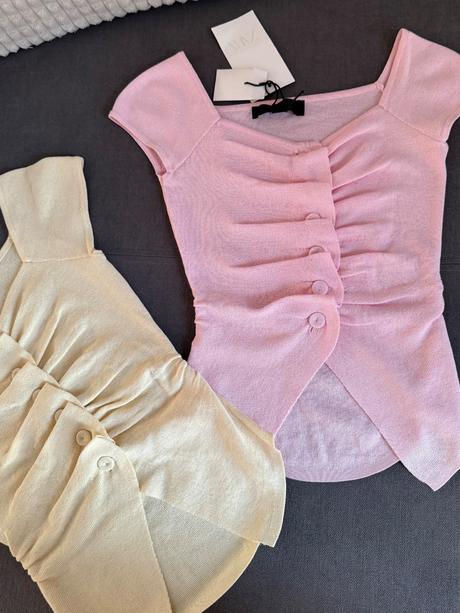 Zara pletený top, zara,m / s / xs