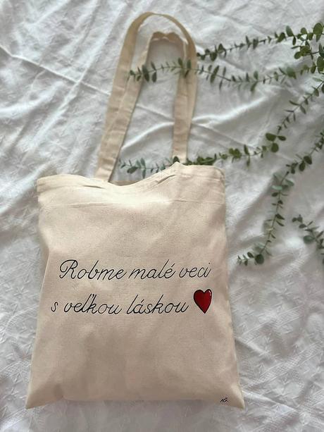 Plátené, ručne maľované tašky, 