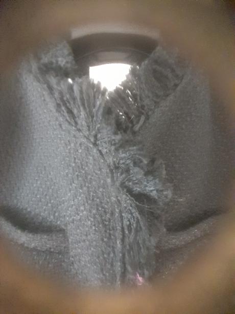 Sako - typ chanel, bouclé tvíd,farba carbon black, bonprix,40