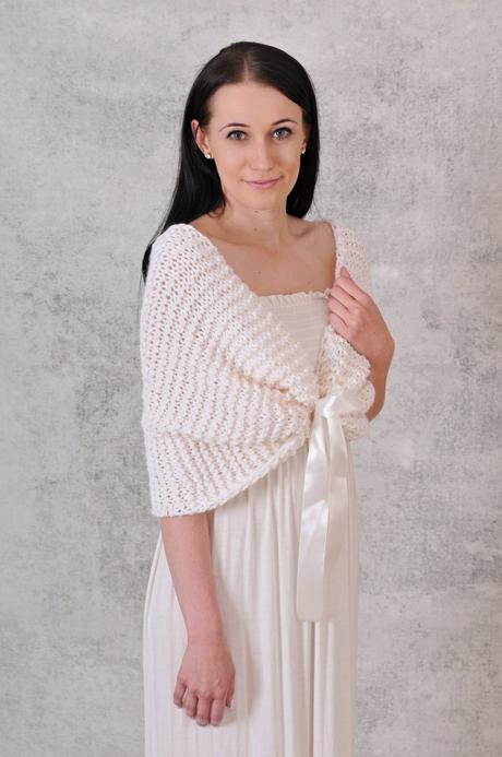 Romantický svadobný pléd so stuhou, 