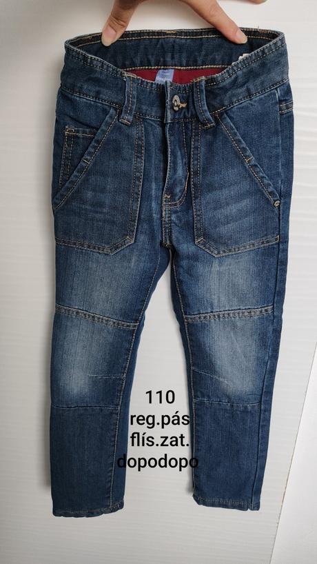 Zateplené rifle flísom 110, dopodopo,110