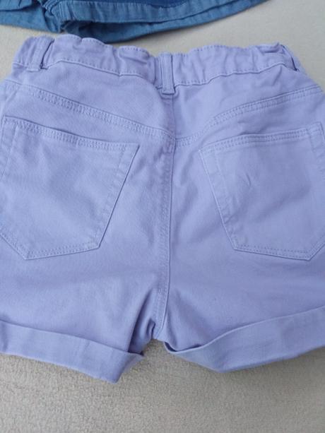 Fialové šortky, h&m,146