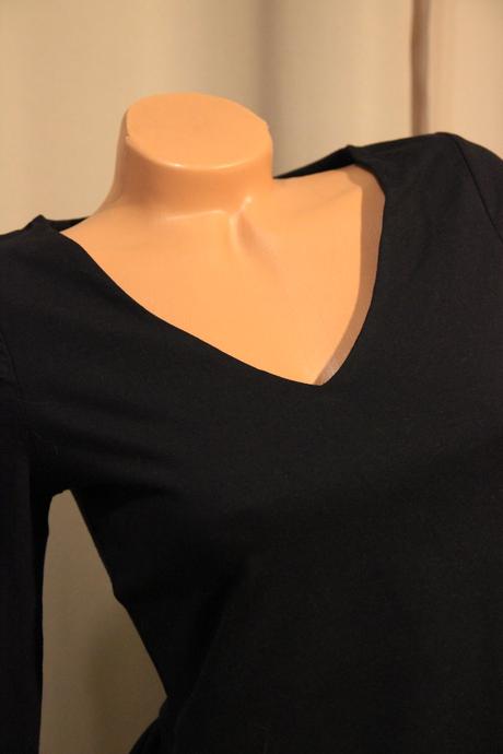 Čierny bavlnený body top, new look, new look,m