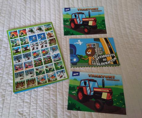 Pexeso a omaľovánky,