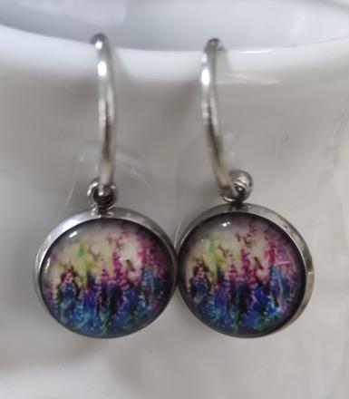 Náušnice levanduľa, 