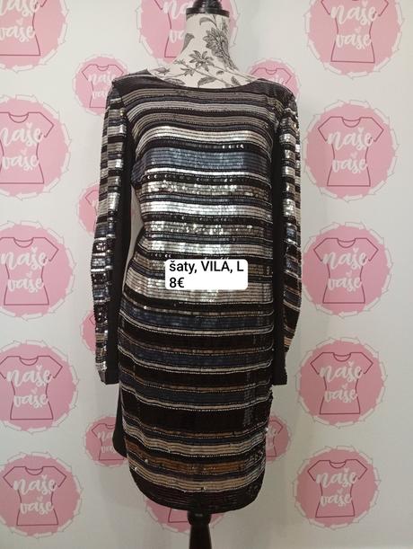 Flitrované šaty, l