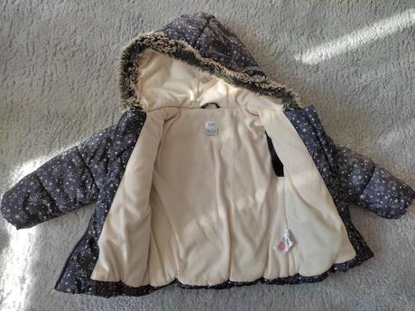 Zimná vetrovka s rukavicami, 3-4r a 4-5r, f&f,98