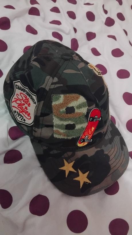 Šiltovka maskáčová č.122/128, h&m,122