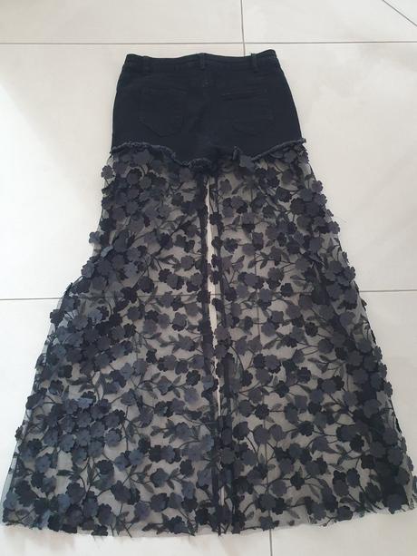 Sexi široké nohavice s krajkou, xs