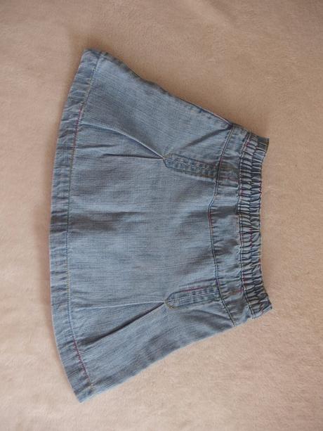 Riflová suknička s volánikmi, topolino,110