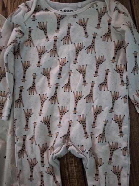 2ks overalov veľkosť 62, tesco,62