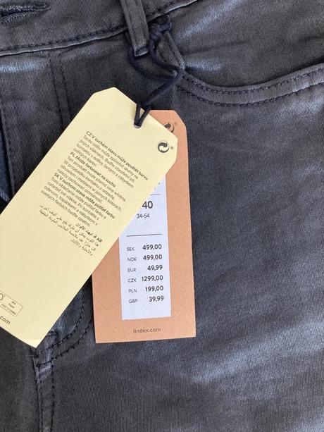 Rovné džínsy lindex, lindex,40