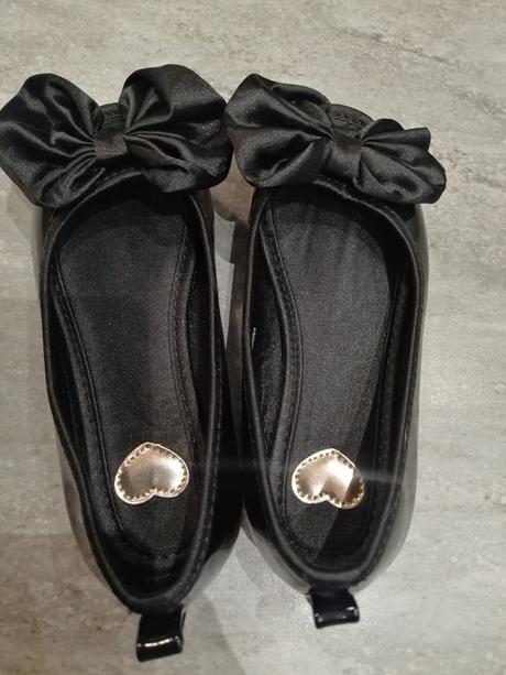 Lakovky s mašľou ham, v29, vd 17,5 cm, h&m,29