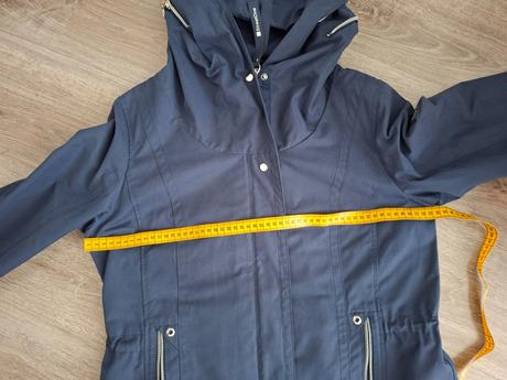 Tmavomodra bunda parka neprefukajuca, street one,m