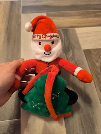 Plyšák vianočný mikuláš,