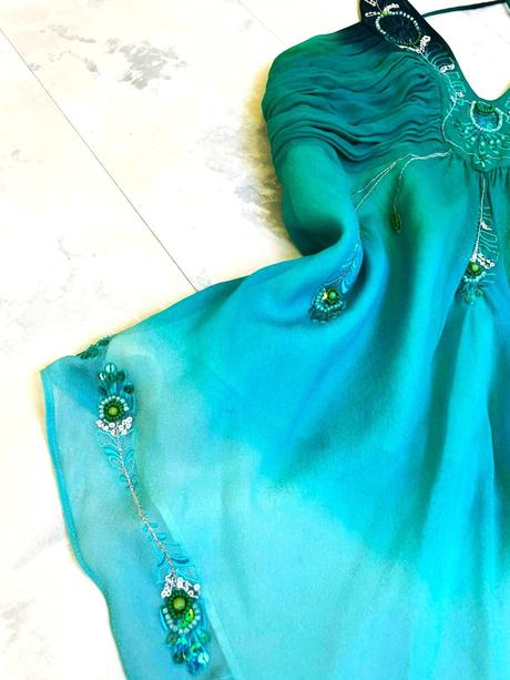 Smaragdový top fairycore, 40