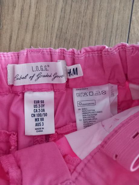 Kraťasy, h&m,98