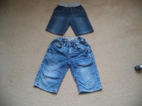 2 riflové kraťasy 116, japitex,116