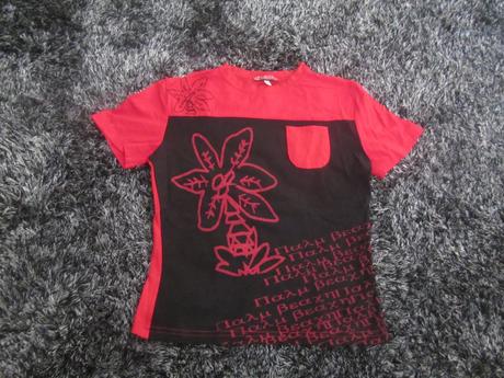 Cierno-cervene tricko xs/s, xs