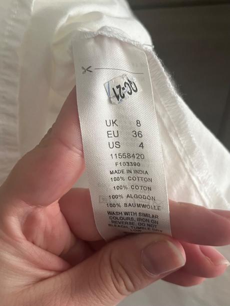 Letné bavlnené šaty asos, s