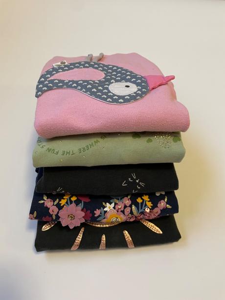 Trička-perfektní stav, h&m,110