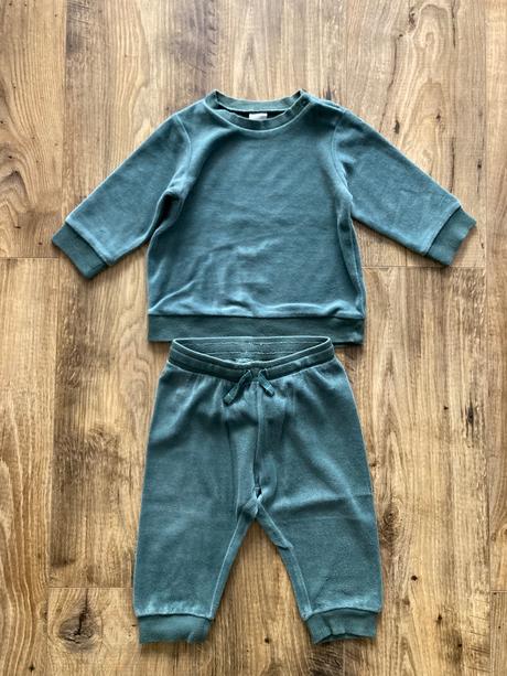 Chlapčenská velúrova súprava, h&m,74