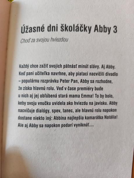 Úžasné dní školáčky abby,