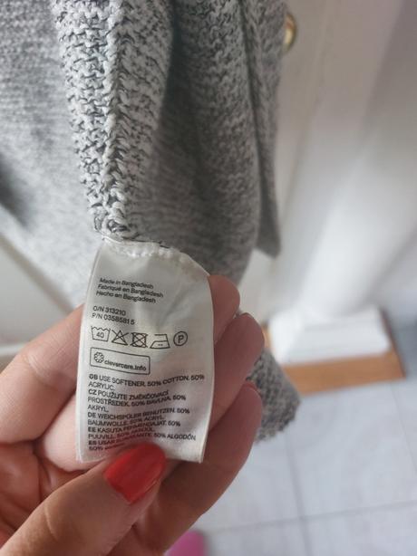 Cvernovy sveter, h&m,m