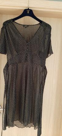 Damske šaty, papaya,m