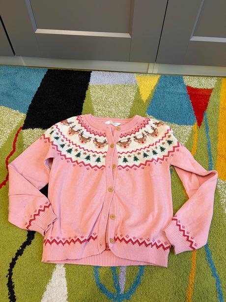 Vianočný svetrík, primark,128