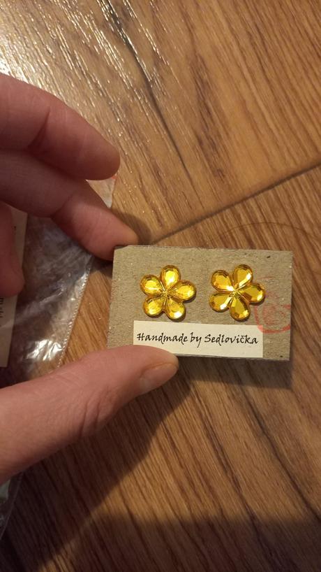 Handmade náušnice nové, 
