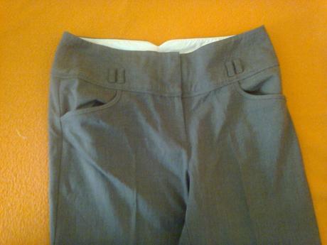 Elegantné šedé nohavice dorothy perkins, dorothy perkins,38