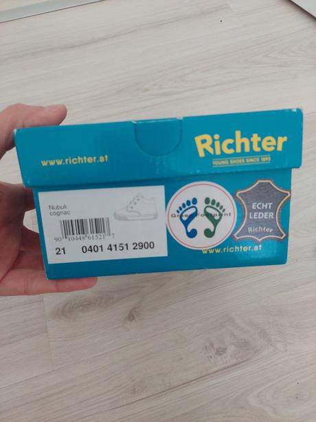 Hnedé jesenné barefoot topánky richter, richter,21
