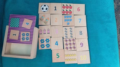 Drevené čísla pre najmenších, 