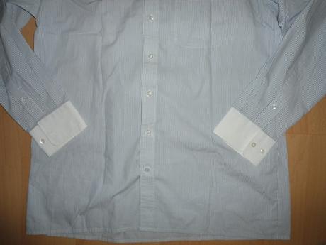 Panska kosela - jemny bl.modry pasik, l