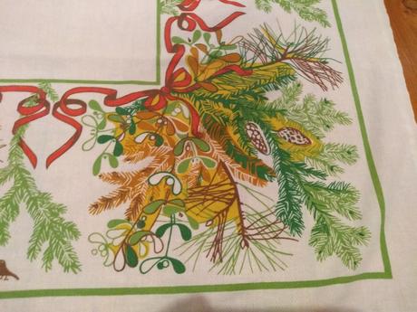 Vianočný obrus retro 130x 143 - 18 eur,