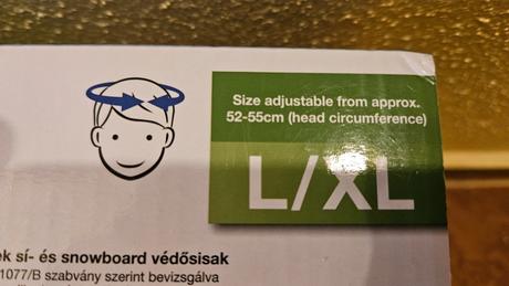 Detská helma na lyžovanie + okuliare, l