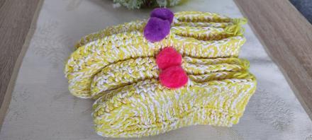 Hand-made papučky z vlny, 34