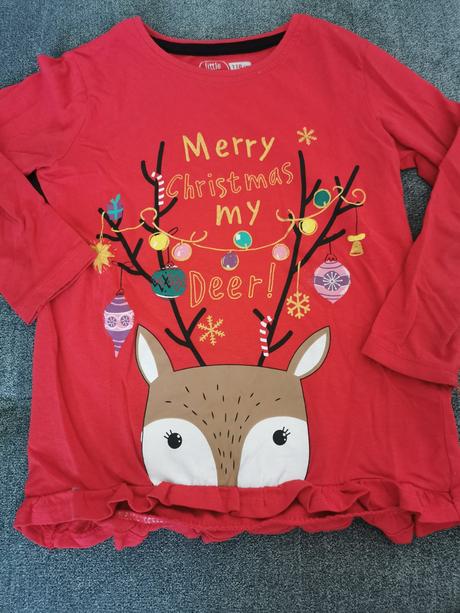 Vianočné tričko 4-5rokov, 110